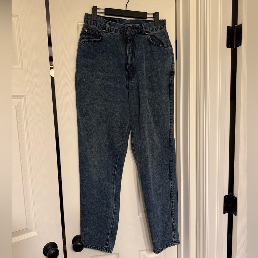 1989 Womens Levis 900 Series Jeans Stonewash Vintage Dark Blue Size 14
